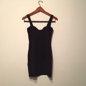 Knit Black Dress